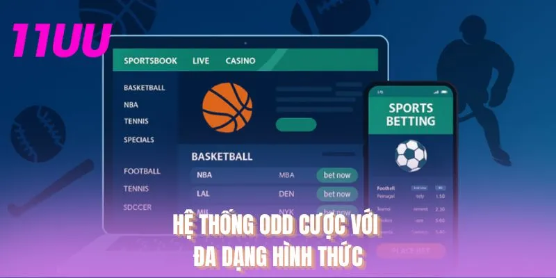 Hệ thống odd cược với đa dạng hình thức
