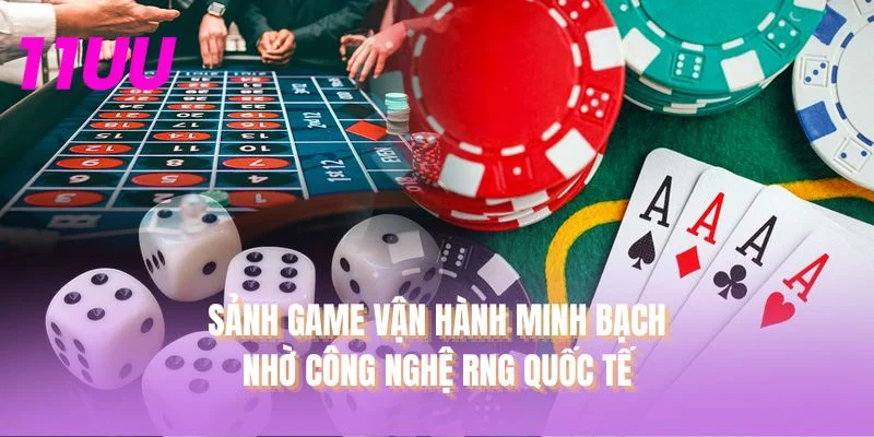 Sảnh game vận hành minh bạch nhờ công nghệ RNG quốc tế