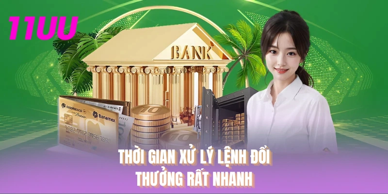 Thời gian xử lý lệnh đổi thưởng rất nhanh